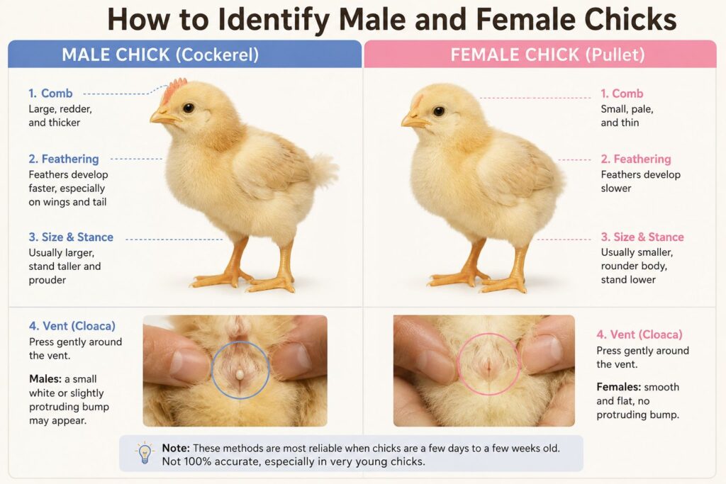 how to tell male and female chicks apart (without losing your mind)